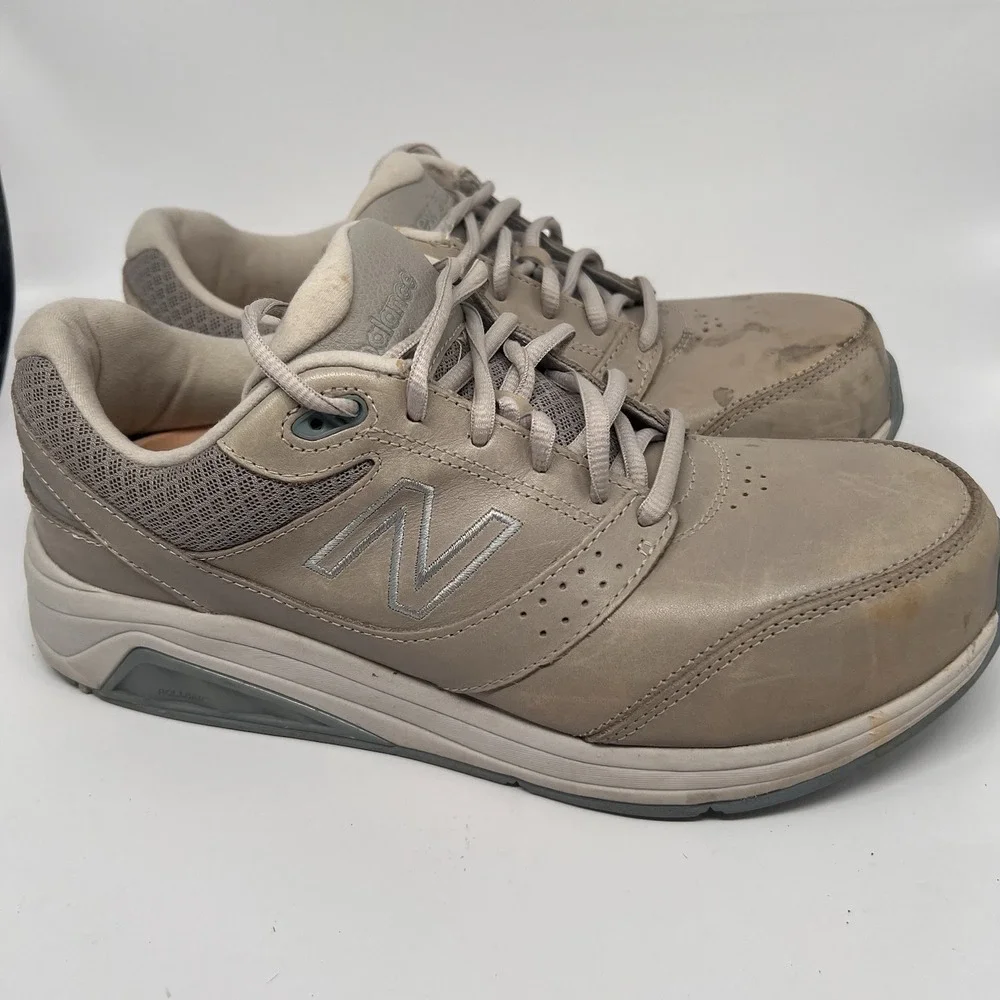 New Balance 928v2 Womens 10 Stability Roll Orthopedic Grey Leather Walking Shoes